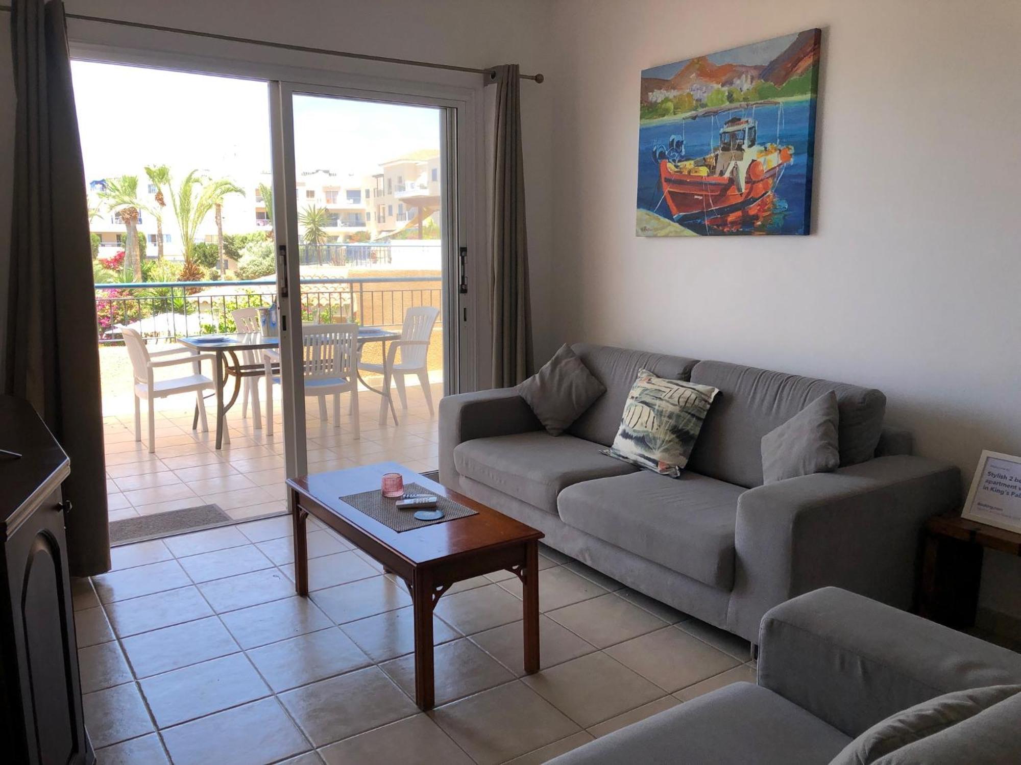 Kings Palace - Stylish 2 Bed Apartment With Sea Views Paphos Buitenkant foto
